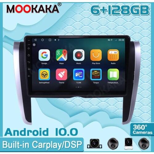 6+128G Android10 For Toyota Allion 2007-2015 Carplay Radio Multimedia Player Car GPS Navigation Head Unit with Screen Stereo