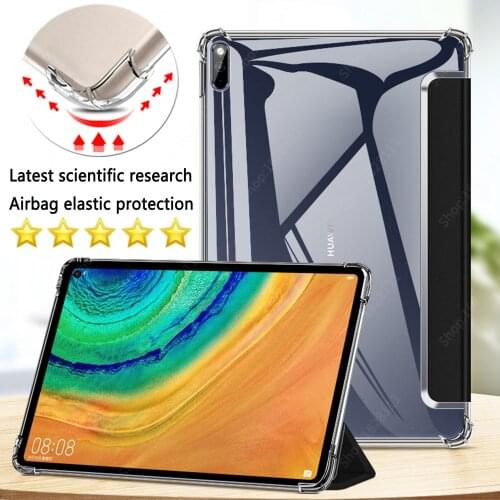 For Huawei MatePad Pro 10.8 Tablet PU Leather Cover For Mediapad M6 8.4 10.8 inch 2019 soft Case for Honor V6 10.4 " 2020