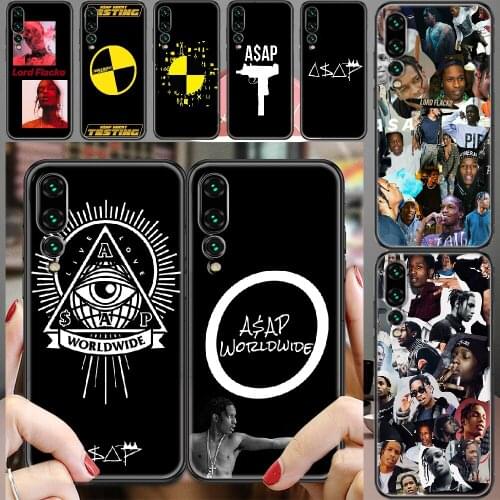 A$ap Asap Rocky Rappper Phone case For Huawei P Mate P10 P20 P30 P40 10 20 Smart Z Pro Lite 2019 black tpu back painting prime