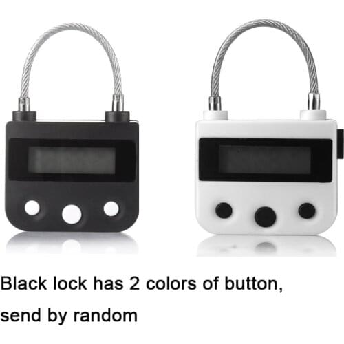 Digital Timer Lock Chastity Electronic locker Bondage Erotic Toy Shackles BDSM Adult Game Sex Toys For Couples