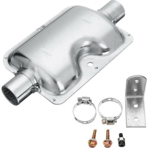 For Webasto Eberspacher Auto Heater 1pc 24mm/0.94 Inch Car Muffler Professional Exhaust Silencer + Clamps + Screw Kits