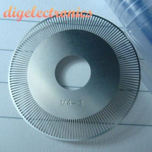 M4-3 Servo Motor Grating Disk Meter Wheel Photoelectric Speed Sensor Robot Speed Code Wheel for Racing Robot Smart Car