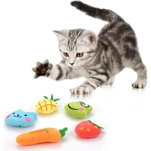 Teeth Grinding Catnip Toys Funny Interactive Plush Cat Toy Pet Kitten Chewing Vocal Toy Claws Thumb Bite Cat mint For Cats hot
