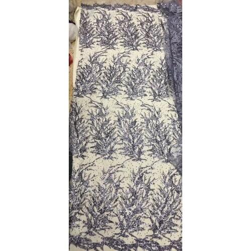 Glued glitter mesh material special SYJ-111522 French net lace fabric for pretty dress