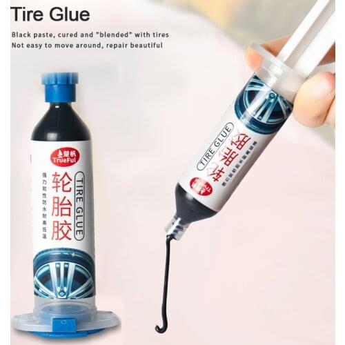 Repair Tire Strong Glue 30ml Car Tire Rubber Glue Repair Crack Filling Adhesive