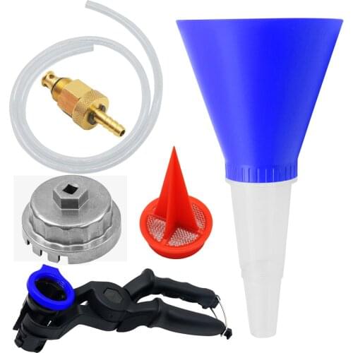Engine Oil Funnel Kit, Oil Filter Wrench,Drain Tool Set Compatible with Toyota/Lexus Scion Camry Tundra Highlander 2.0-5.7L