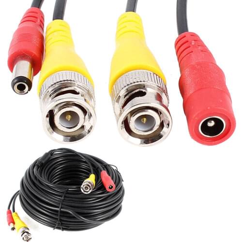 30M/98Ft BNC DC Male to Female Security Camera CCTV Video Power Cable Coaxial