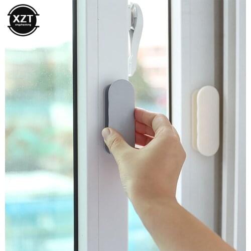 2Pcs Punch-free Cabinet Pulls Drawer Knobs Self-adhesive Furniture Hardware Kitchen Door Knobs Cupboard Wardrobe Drawer Pulls