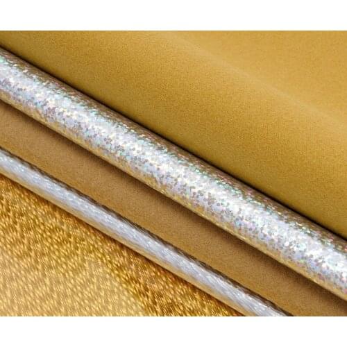 Flash Laser synthetic fabric/fabric for upholstery furniture Mirror PU leather holographic synthetic leather/Super