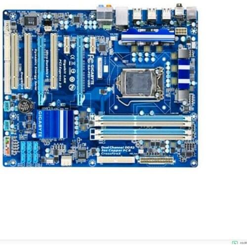 LGA1156 For Gigabyte GA-P55-UD3 Original Used Desktop P55 Motherboard P55-UD3 DDR3 USB2.0 SATA2