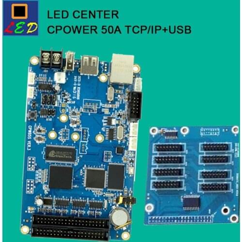 C-Power 50A (TCP/IP and USB version) gray scale color RGB video led screen controller mother board