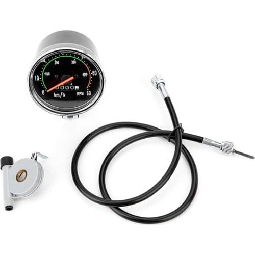 Mechanical Speedometer Universal Classical Bike Cycling Odometer Stopwatch Waterproof Bicycle Tachometer Gauge for Bicycle