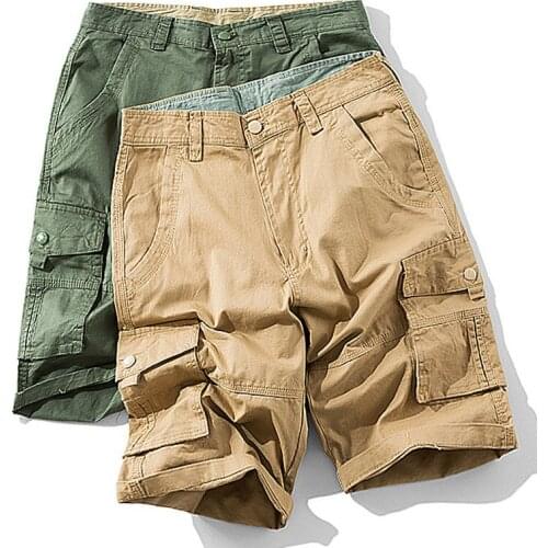 Men’s camouflage pattern shorts for male knee length zipper fly cotton shorts casual short pants man