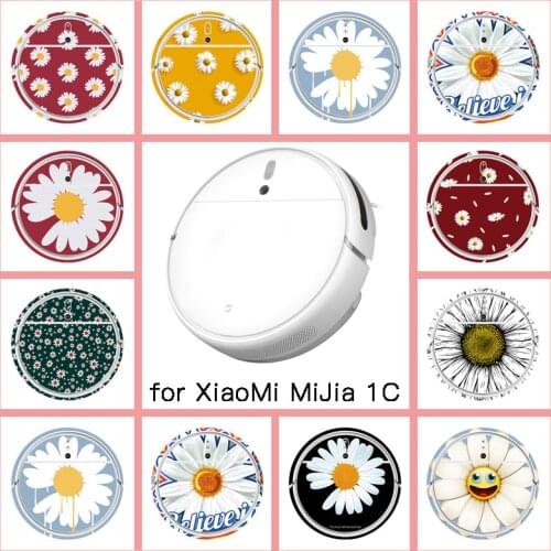 Provide Customized Custom Daisy Cute Sticker for xiaomi Robot MiJia Robotic 1C Mop Vacuum Cleaner Skin Spare Parts Accessories