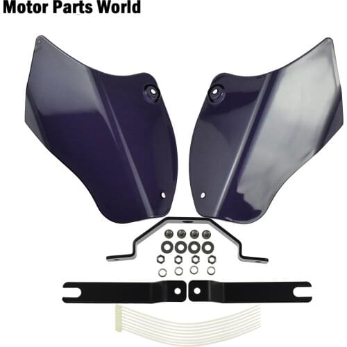 Motorcycle Reflective Saddle Shields Air Heat Deflector Air Deflector For Harley Softail FLS FXS Fatboy FLSTF Deluxe FLSTN 00-17