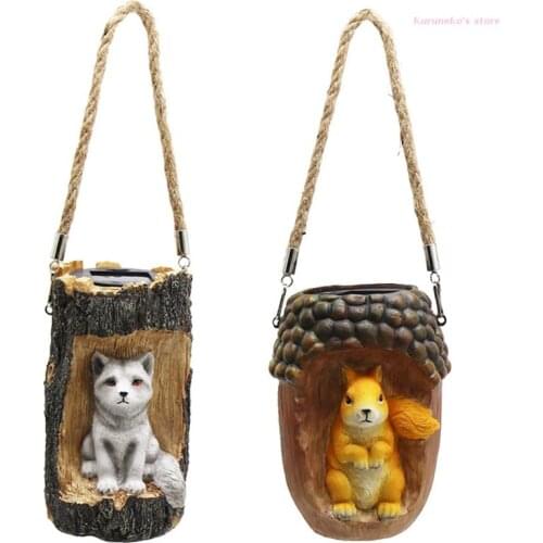 Neko Hanging Lantern Waterproof Outdoor Decoration Decoration Warm And Cute Squirrel Cute Lamp