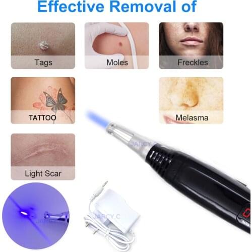 Professional Laser Picosecond Pen Blue&Red Remove Tattoo Laser Pen Freckle Acne Mole Dark Spot Pigment Tattoo Removal Machine