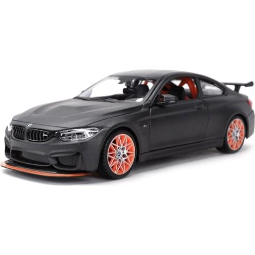 1:24 BMW M4 GTS Sports Car Static Die Cast Vehicles Collectible Model Car Toys