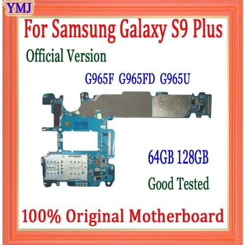 100% Test Original For Samsung Galaxy S9 Plus G965F G965FD G965U motherboard 64GB/128GB Logic board With full chips working