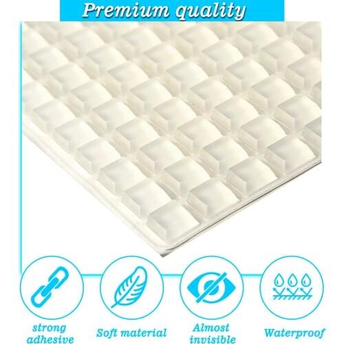 100PCS Silicone Transparent Buffer Pads Anti-slip Self-adhesive Collision Cushion Door Stops Silicone Cabinet Drawers Cushions