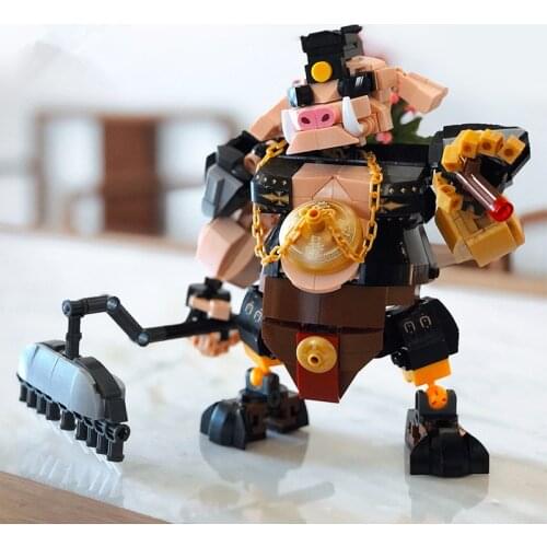 2021 City Chinese Fairy Tales The Journey To The West Piggie Building Block MOC Model DIY Bricks Toys Gifts