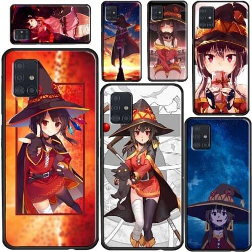 Megumin Konosuba Anime Phone Case For Samsung A72 A52 A42 A32 A12 A10 A20S A30 A50 A70 A20e A21S A11 A41 A51 A71
