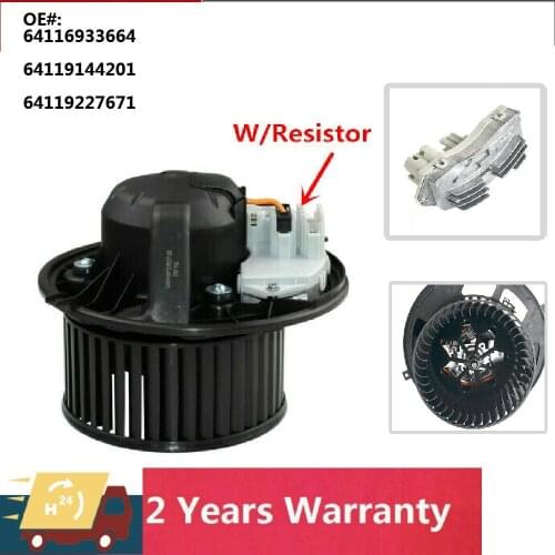 AP03 64119144201 RHD Heater Blower Motor Fan +Resistor For BMW 1/3 Series Z1 Z4 E81 E87 E90 E91 E92 E93 X1 X3 Z4 New