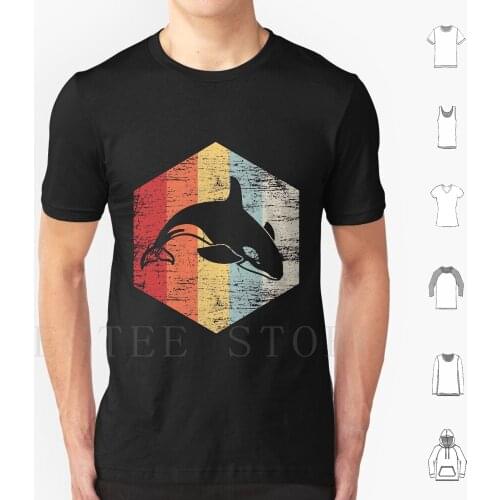 Orca T Shirt Print Cotton Orca Killer Whale Dolphin Whale Orcas Sea Creatures Fish Ocean Whales Mammal Animal Welfare Animal
