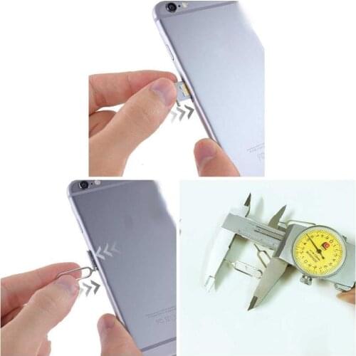 HOT 10pcs Slim Sim Card Tray Pin Eject Removal Tool Needle Opener Ejector for Most Smartphone NDS