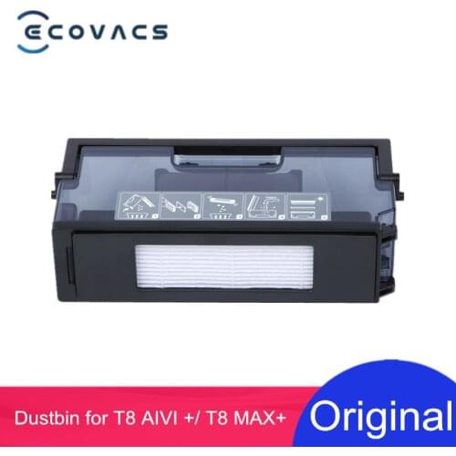 Original ECOVACS Accessory Auto Empty Dustbin for Deebot T8 AIVI Plus T8 Max Plus Cleaner Spare Parts