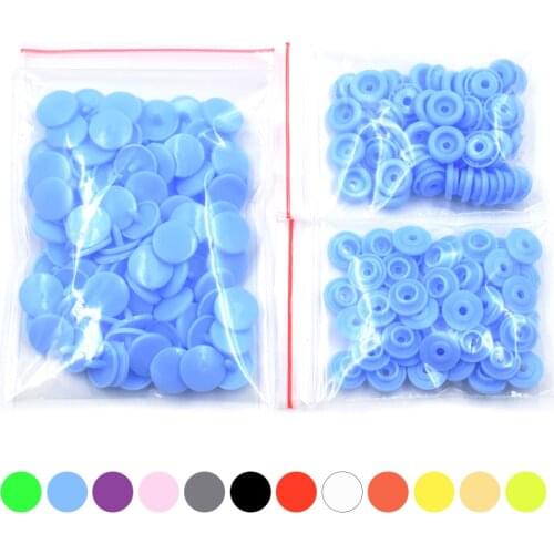 50sets optional 12 Colors T5 Plastic Fastener Snap Resin Press Stud for DIY Clothes