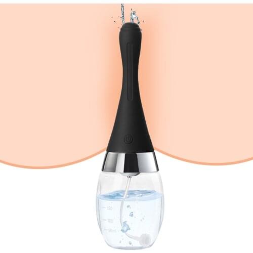 Fully Automatic Enema Cleaning Container Vagina & Anal Cleaner Douche Bulb Design Silicone Health Tool Sex Toys For Woman/Man