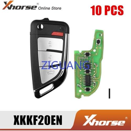 Xhorse XKKF20EN Wire Remote Key Memoeial Knife Style 3 Buttons 10pcs/lot XKKF20EN Xhorse Keys Free Shipping