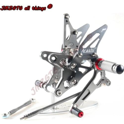Motorcycle CNC Adjustable Foot Rset For KAWASAKI ZX6R 2009 10 11 12 13 14 15 16 17 18 19 2020 Racing Front pedal