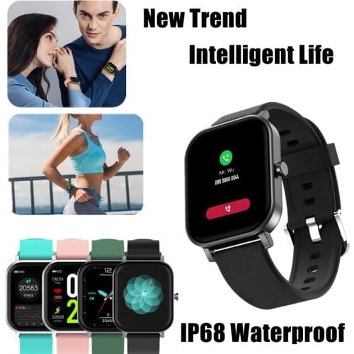 S10 Smart Watch For Men 1.69 Inch Full Touch Screen Heart Rate Fitness Tracker IP68 Waterproof Smart Watch For XiaoMi iPhone