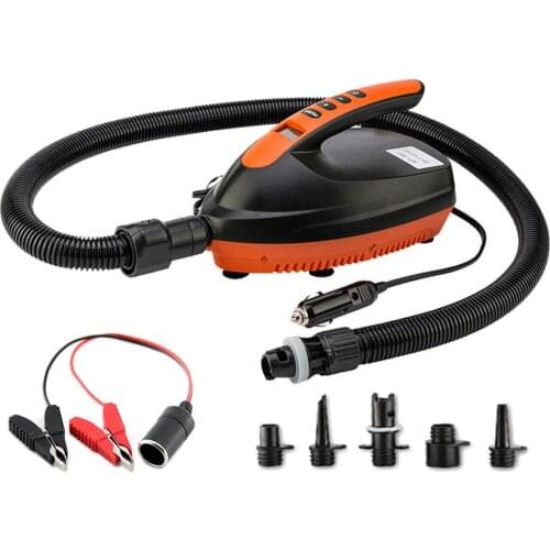 Max 16PSI SUP Air Pump DC12V 110W Intelligent Inflatable Pump Electric Air Pump Dual Stage For SUP Stand Up Paddle Surfing Board