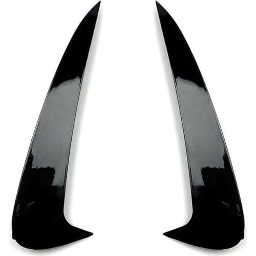 Rear Bumper Spoiler Side Canard for Mercedes for Benz C Class Estate S205 C180 C200 for AMG Black