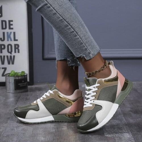 2021 Womens Wedges Sneakers Vulcanize Shoes Sequins Shake Shoes Fashion Girls Sport Shoes Woman Sneakers Shoes Woman Footwear