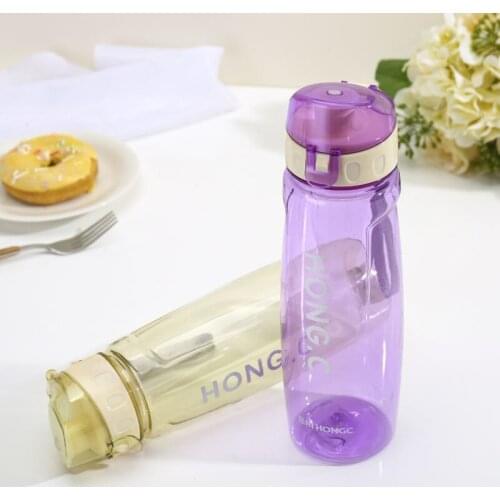 1PC 800ML BPA Free Leak Proof Sports Water Bottle High Quality Tour Hiking Portable Bottles with Rope JH 0759