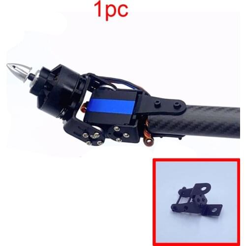 1PC VTOL Servo Motor Mounting Seat Aluminum Alloy Support Holder Base 15mm/16mm/18mm/20mm/25mm Carbon Tube Clip for RC Aircraft