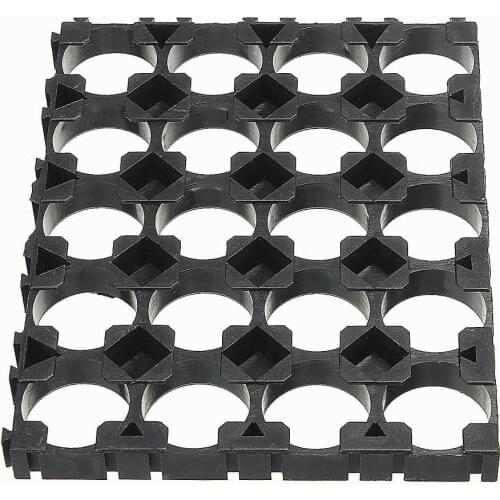10/20/30/40/50pcs 4x5 Cell 18650 Batteries Spacer Holders Radiating Shell Plastic Bracket Battery Holder Box Case Storage