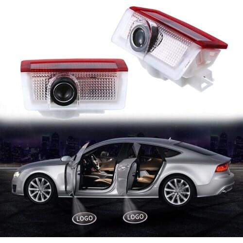 2PCS Suitable for Mercedes E class A B ML GL class door LOGO light laser projection light