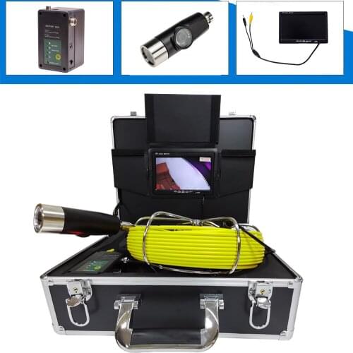 42MM Pipe Detector Video Camera 20M HD Dual Camera Lens Drain Sewer Pipeline Industrial Endoscope Inspection System