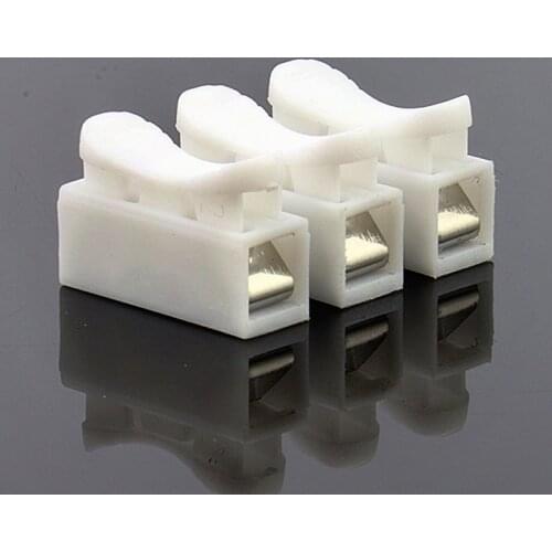 500 Or 1000Pcs/lot CH3 LED Connection Terminal Strip Light Wire Connecting Electrical Cable Clamp Block Connector Free shipping