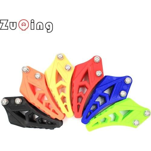 6 Color Motorcycle Chain Guard Guide Swingarm Guard For Chain Sets Parts Off road Motocross Pit Dirt Bike CNC-114