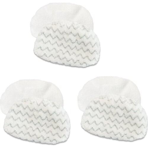 6Pc Replacement Steam Mop Pads For Bissell PowerFresh 1806 1940 1540 1440 2075 Steam Mopping pad Rags Household Cleaning Parts