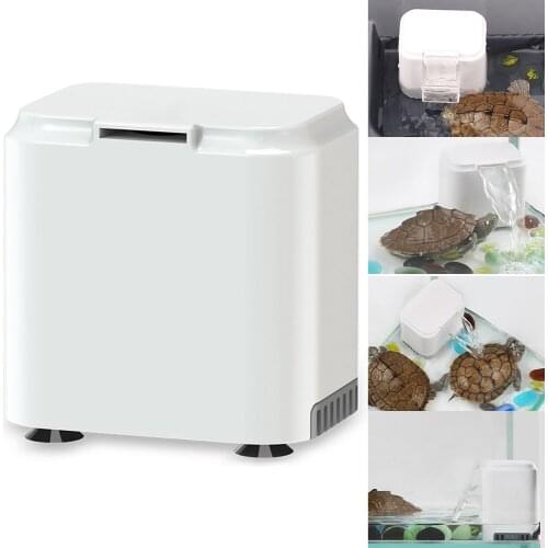 Turtle Aquarium Mute 3 In 1 Inner Low Level Sponge Filter Water Fall Waterfall Reptile Amphibian Tortoise Aquarium Filter 220V