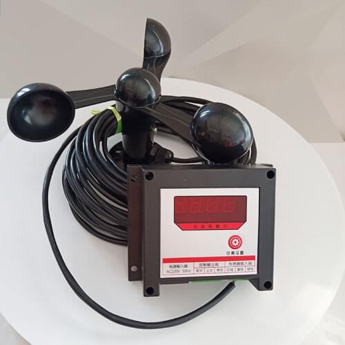 Tower Crane Anemometer High Precision Anemometer Anemometer Tower Crane Dedicated Intelligent Plastic Cargo Aluminum Wind Cup