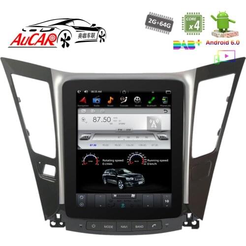Tesla Style Android Car DVD GPS Player for Hyundai Sonata Multimedia Bluetooth Radio WIFI 4G Vertical Stereo AUX HD Touch Screen