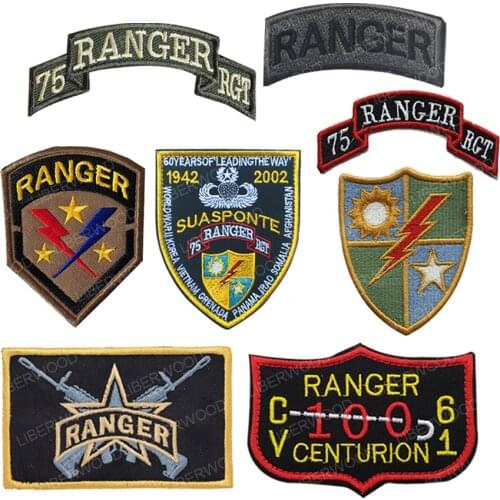 75th RANGER RGT aka Army Rangers Commemorative 60 Years Badge Patch RANGER tactical patches Military Applique armband